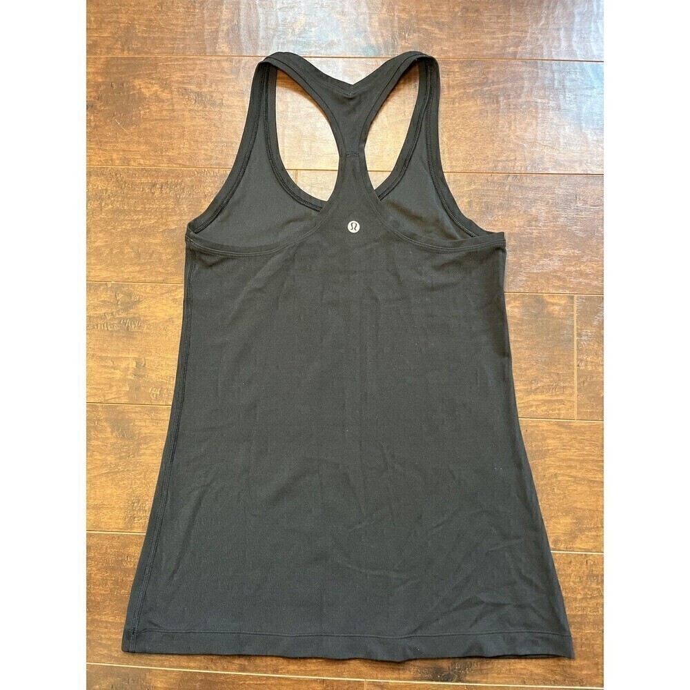Lululemon Solid Black Racer Back Tank Top Read Below - Picture 2 of 4